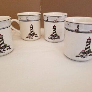 Totally Today - Lighthouse Themed Coffee Cups (4)
